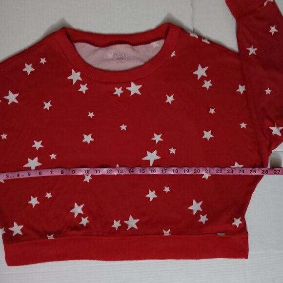 GILLY HICKS BY HOLLISTER STARS CROPPED SWEATSHIRT - Picture 5 of 15